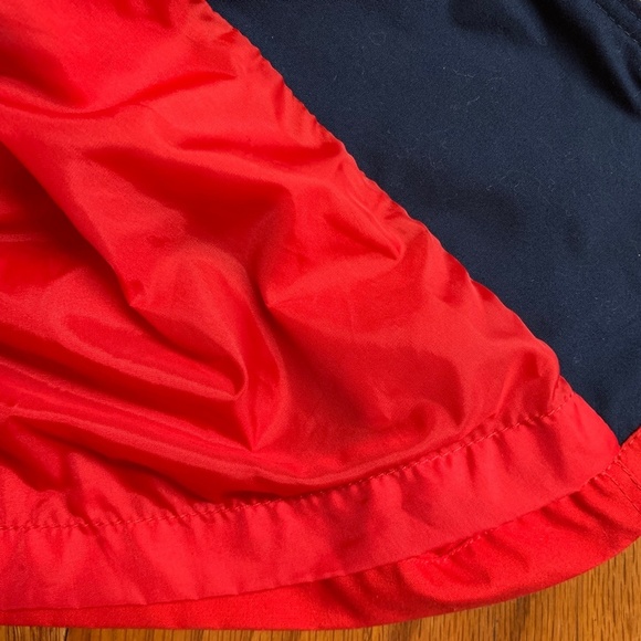 Misty Harbor Any Weather Rain Coat Womens 10 Red Fabric Lined Slicker Pockets M - Picture 13 of 14